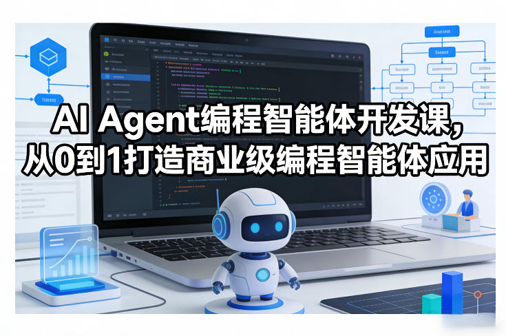 AI Agent编程智能体开发课，从0到1打造商业级编程智能体应用-网创之家