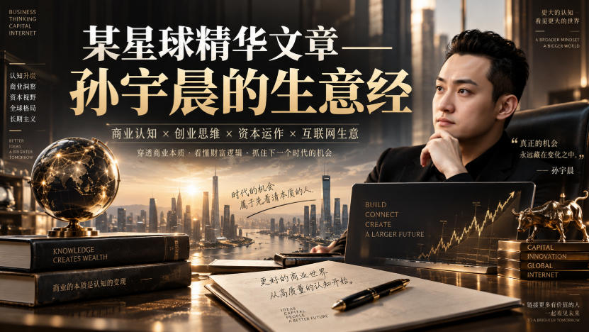 某星球精华文章——孙宇晨的生意经-网创之家