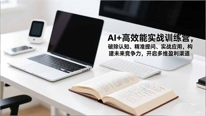 AI+高效能实战训练营,破除认知、精准提问、实战应用,构建未来竞争力,开启多维盈利渠道-网创之家