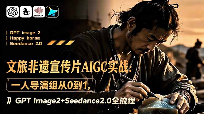 文旅非遗宣传片AIGC实战：一人导演组从0到1，GPT Image2+Seedance2.0全流程-网创之家