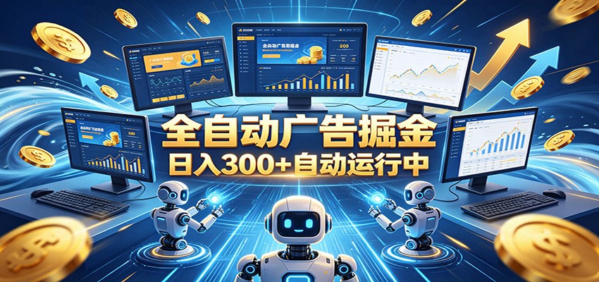自动广告G机，日入300+，正规平台，广告浏览获益，时间自由，适合各类人群日常增收-网创之家