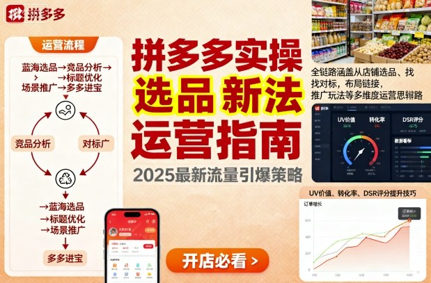 王校长9月12拼多多实操新玩法，全链路涵盖从店铺选品、找对标，布局链接，推广玩法等多维度运营思路(更新)-网创之家