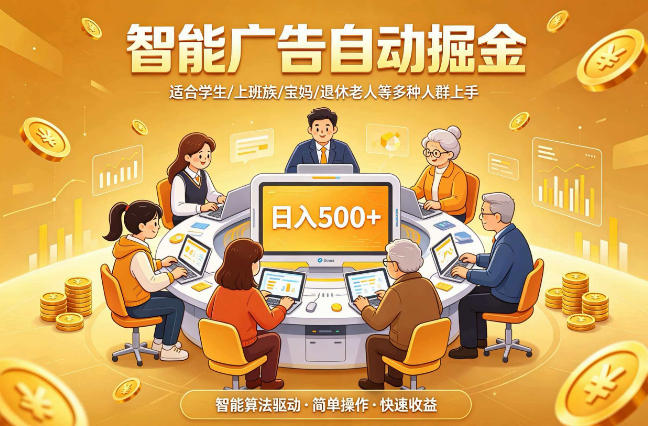 2026年最好做的项目：自动掘金项目，小白轻易上手，单日轻松收入500+【揭秘】-网创之家