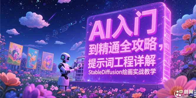 AI入门到精通全攻略,提示词工程详解,StableDiffusion绘画实战教学-网创之家