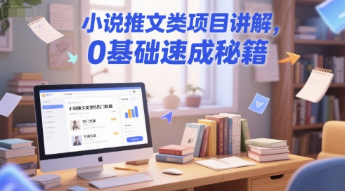 小说推文类项目讲解，0 基础速成秘籍-网创之家