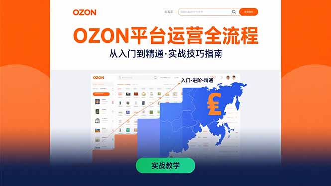 OZON平台运营全流程:快速掌握OZON从入门到精通的实战技巧-网创之家