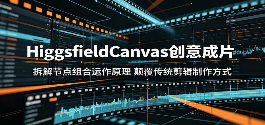 HiggsfieldCanvas创意成片：拆解节点组合运作原理，颠覆传统剪辑制作方式-网创之家