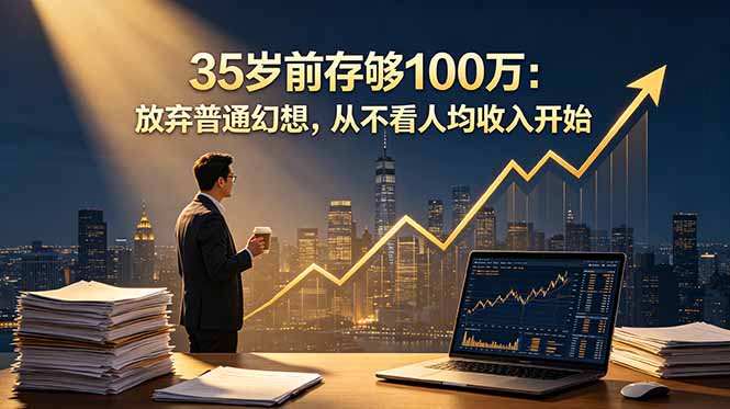35岁前存够100万：放弃普通幻想，从不看人均收入开始-网创之家
