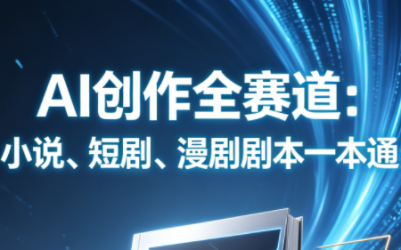 AI创作全赛道：小说、短剧、漫剧剧本一本通(更新9月)-网创之家