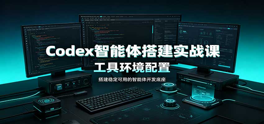 Codex智能体搭建实战课：工具环境配置，自定义技能开发，多业务自动化教学-网创之家