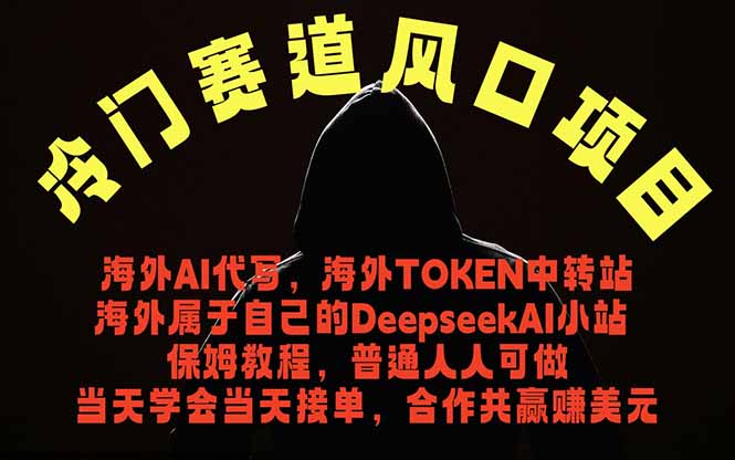 冷门赛道风口项目 海外AI代写！0成本运作完全免费！当天注册当天接单，接单接到手抽筋，无脑...-网创之家