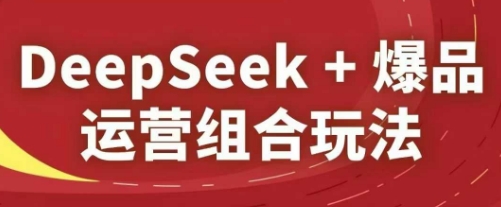 DeepSeek+爆品运营组合玩法，2025淘系精品课-网创之家