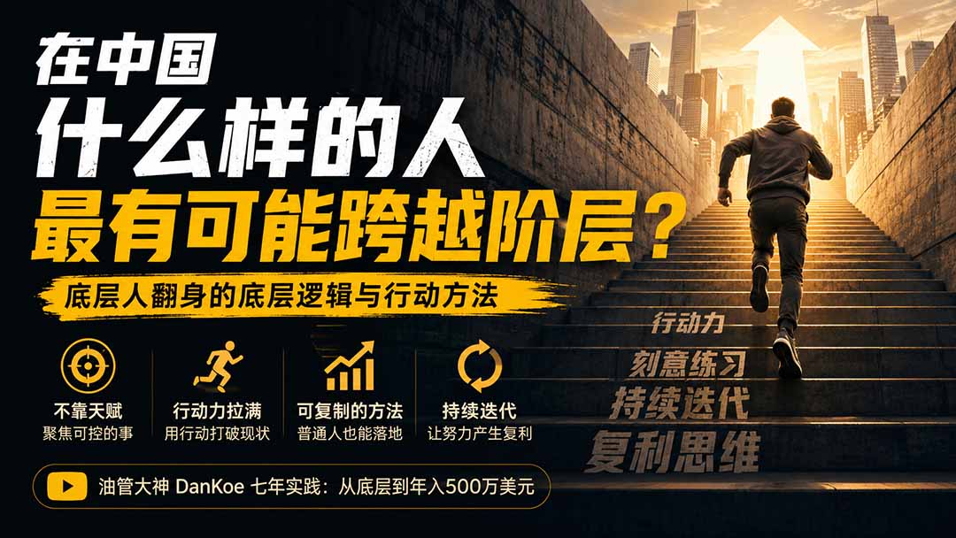 付费文章：在中国什么样的人最有可能跨越阶层？底层人翻身的方法！-网创之家