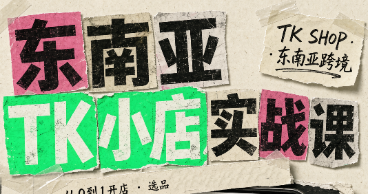 东南亚TK小店实战课(基础+进阶)-网创之家