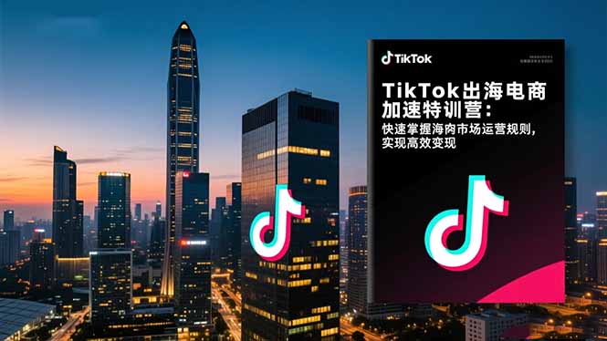 TikTok出海电商加速特训营-更新：快速掌握海外市场运营规则，实现高效变现-网创之家