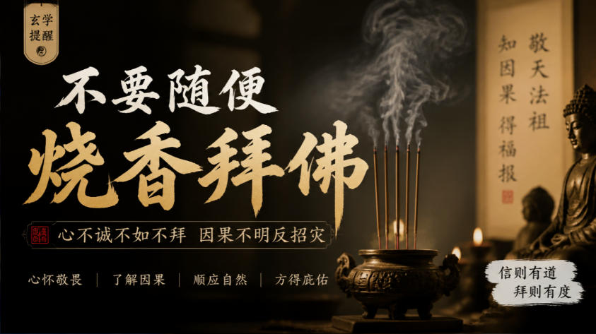 某公众号付费文章：玄学提醒：不要随便烧香拜佛-网创之家