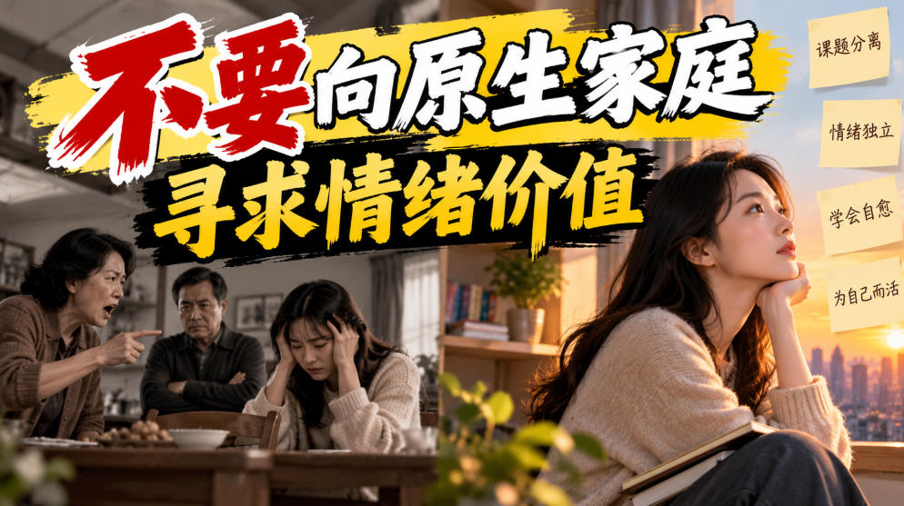 某公众号付费文章：不要向原生家庭寻求情绪价值-网创之家