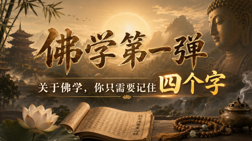 付费文章：佛学第一弹，关于佛学，你只需要记住四个字-网创之家