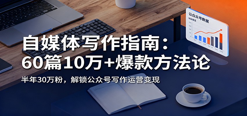 自媒体写作指南:60篇10万+爆款方法论,半年30万粉,解锁公众号写作运营变现-网创之家