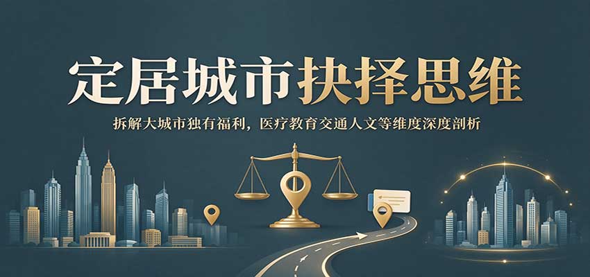 定居城市抉择思维：拆解大城市独有福利，医疗教育交通人文等维度深度剖析-网创之家