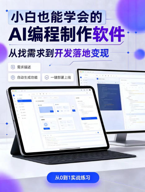 手把手教会你ai编程制作软件到变现全路径，零基础小白轻松上手，从找需求到开发落地变现【揭秘】-网创之家