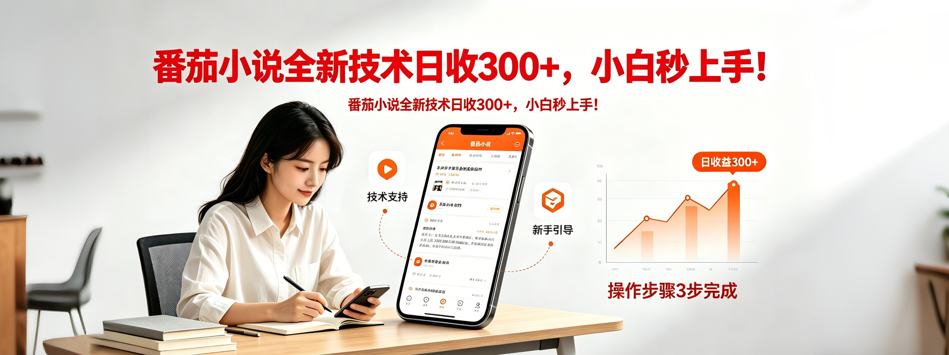 番茄小说全新技术全新玩法！无脑日收300+-网创之家