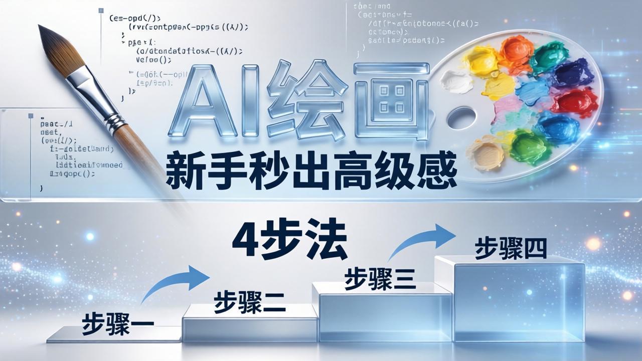 AI绘画入门别再硬磕了！即梦4步法：万能提示词公式+BRTR框架，新手秒出高级感-网创之家