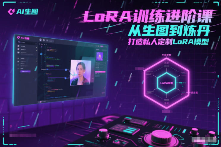 LoRA训练进阶课，从生图到炼丹，打造私人定制LoRA模型-网创之家