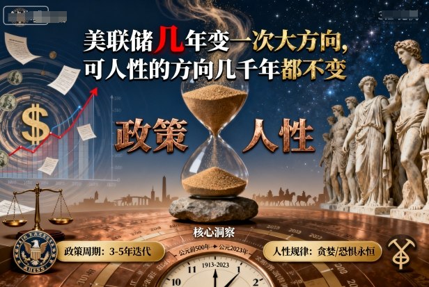 付费文章:美联储几年变一次大方向,可人性的方向几千年都不变-网创之家