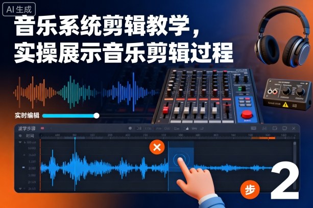 音乐系统剪辑教学,实操展示音乐剪辑过程-网创之家