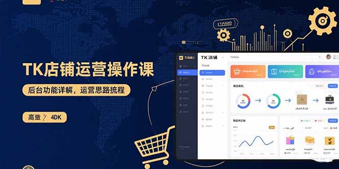 TK店铺运营实操课:后台功能详解,商品上架流程,运营思路拆解-网创之家