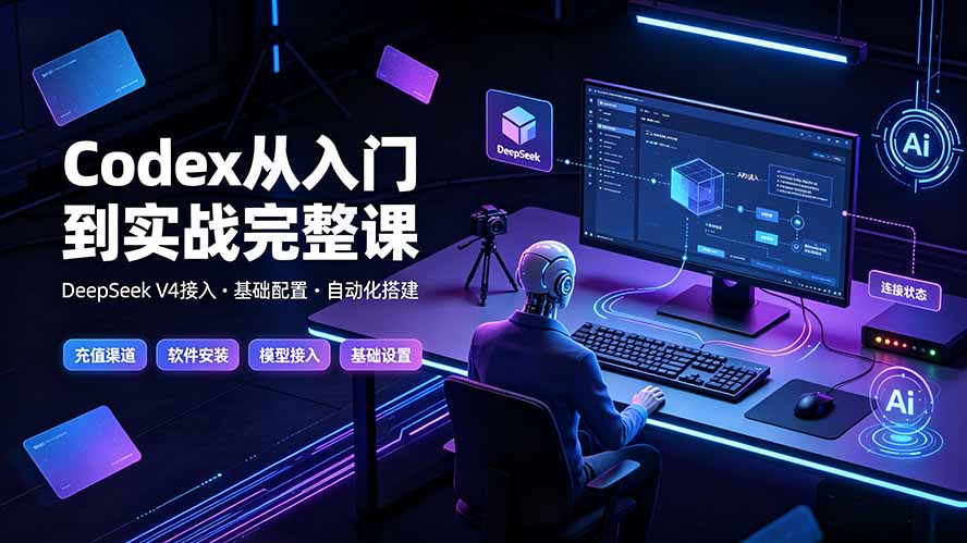 Codex从入门到实战完整课｜充值·安装·接入DeepSeek，记忆·插件·Skill·CLI·MCP全拆解-网创之家