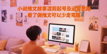 小说推文故事混剪起号及运营思路,看了做推文可以少走弯路-网创之家