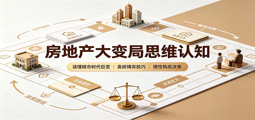 房地产大变局思维认知：读懂楼市时代巨变，卖房博弈技巧，理性购房决策-网创之家