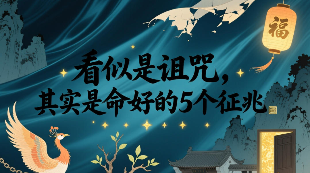 付费文章：看似是诅咒，其实是命好的5个征兆-网创之家