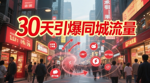 30天引爆同城流量：团购篇 认知篇 流量篇 来客篇 达人篇 老板人设IP篇 投流篇-网创之家