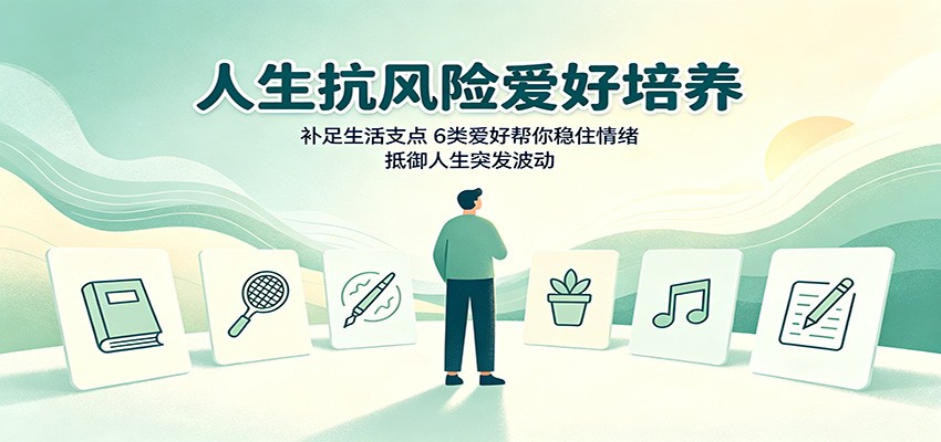 人生抗风险爱好培养：补足生活支点，6类爱好帮你稳住情绪，抵御人生突发波动-网创之家