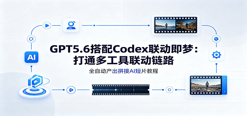 GPT5.6搭配Codex联动即梦：打通多工具联动链路，全自动产出拼接AI短片教程-网创之家